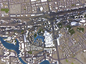 United Arab Emirates - 3D City Model 3D Model
