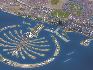 United Arab Emirates - 3D City Model 3D Model