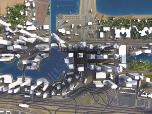United Arab Emirates - 3D City Model 3D Model