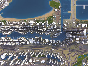 United Arab Emirates - 3D City Model 3D Model