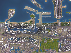 United Arab Emirates - 3D City Model 3D Model