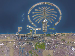 United Arab Emirates - 3D City Model 3D Model