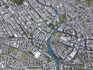 Berlin - 3D City Model 3Dモデル
