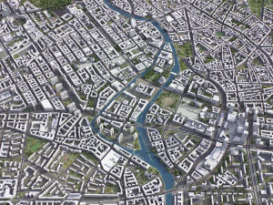 Berlin - 3D City Model 3D Model