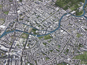 Berlin - 3D City Model 3Dモデル