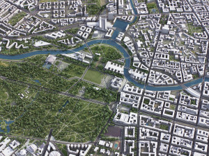 Berlin - 3D City Model 3Dモデル