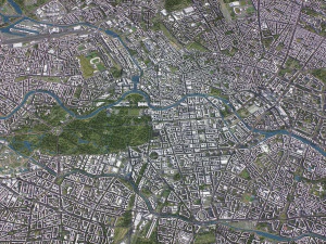 Berlin - 3D City Model 3D Model