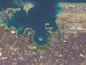 Doha - 3D City Model 3Dモデル