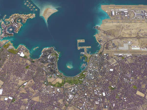 Doha - 3D City Model 3D Model