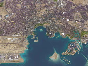 Doha - 3D City Model 3D Model