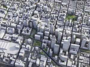 Philadelphia - 3D City Model 3D Model