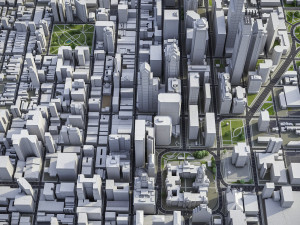 Philadelphia - 3D City Model Modèle 3D