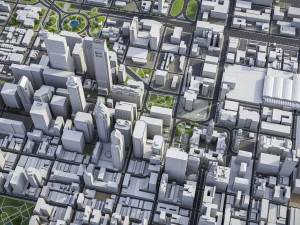 Philadelphia - 3D City Model Modèle 3D