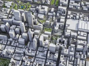 Philadelphia - 3D City Model 3D Model