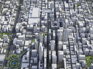 Philadelphia - 3D City Model Modèle 3D