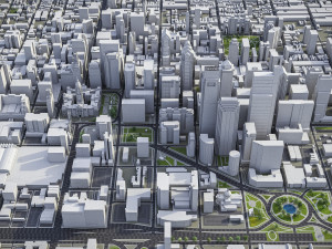 Philadelphia - 3D City Model Modèle 3D
