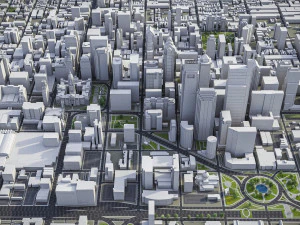 Philadelphia - 3D City Model 3D Model