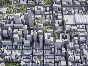 Philadelphia - 3D City Model Modèle 3D