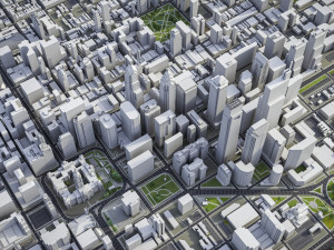 Philadelphia - 3D City Model Modèle 3D