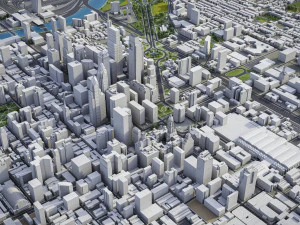 Philadelphia - 3D City Model 3D Model
