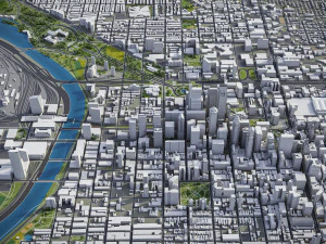 Philadelphia - 3D City Model 3D Model