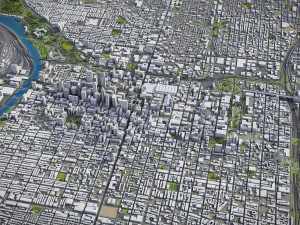 Philadelphia - 3D City Model 3D Model