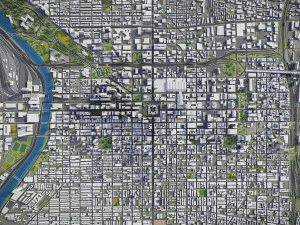 Philadelphia - 3D City Model 3D Model