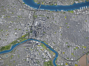 Philadelphia - 3D City Model Modèle 3D