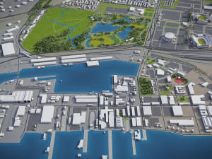 Philadelphia - 3D City Model Modèle 3D