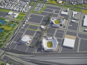 Philadelphia - 3D City Model Modèle 3D