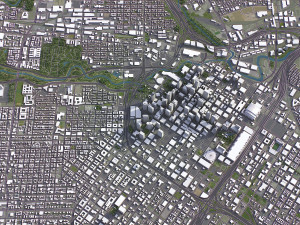 Houston - 3D City Model Modello 3D