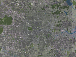 Houston - 3D City Model Modello 3D