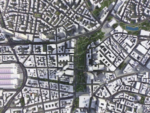 Frankfurt - 3D City Model 3D Model