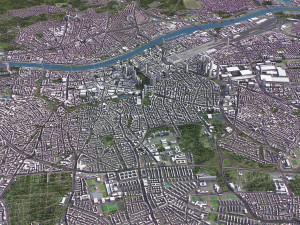 Frankfurt - 3D City Model Modèle 3D
