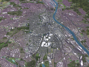 Frankfurt - 3D City Model Modèle 3D