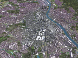 Frankfurt - 3D City Model 3D Model