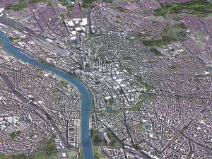 Frankfurt - 3D City Model 3D Model