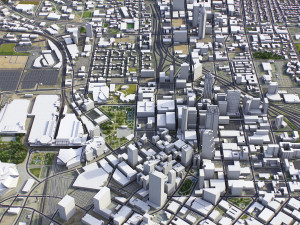 Atlanta - 3D City Model 3D Model
