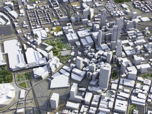 Atlanta - 3D City Model Modelo 3D