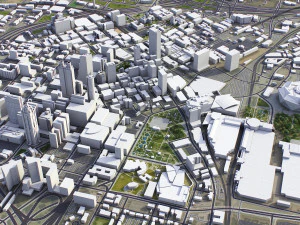 Atlanta - 3D City Model 3D Model