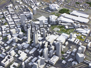 Atlanta - 3D City Model Modelo 3D