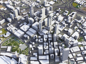 Atlanta - 3D City Model Modelo 3D