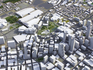Atlanta - 3D City Model Modelo 3D