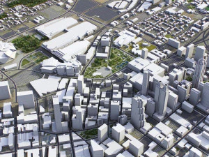 Atlanta - 3D City Model 3D Model