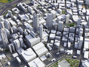 Atlanta - 3D City Model Modelo 3D