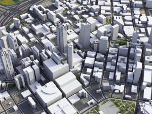 Atlanta - 3D City Model 3D Model