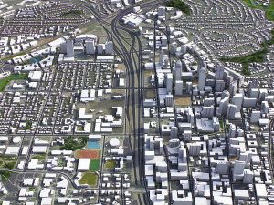 Atlanta - 3D City Model Modelo 3D