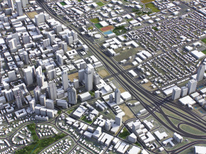 Atlanta - 3D City Model Modelo 3D