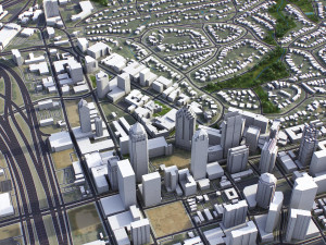 Atlanta - 3D City Model Modelo 3D