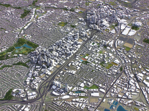 Atlanta - 3D City Model Modelo 3D